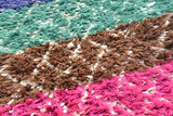 Vintage Moroccan Rug Colorful Moroccan Rug | Small Vintage Rug illuminate collective