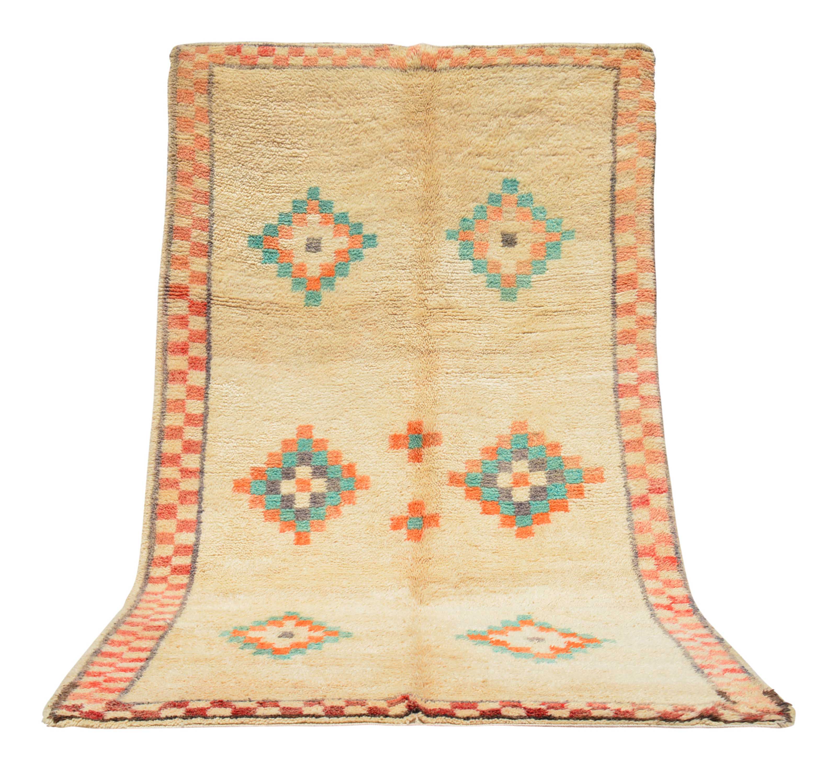 Vintage Moroccan Rug Colorful Vintage Rug | Vintage Moroccan Rug  illuminate collective