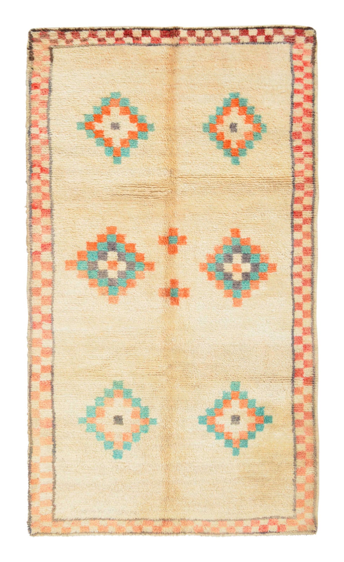 Vintage Moroccan Rug Colorful Vintage Rug | Vintage Moroccan Rug  illuminate collective