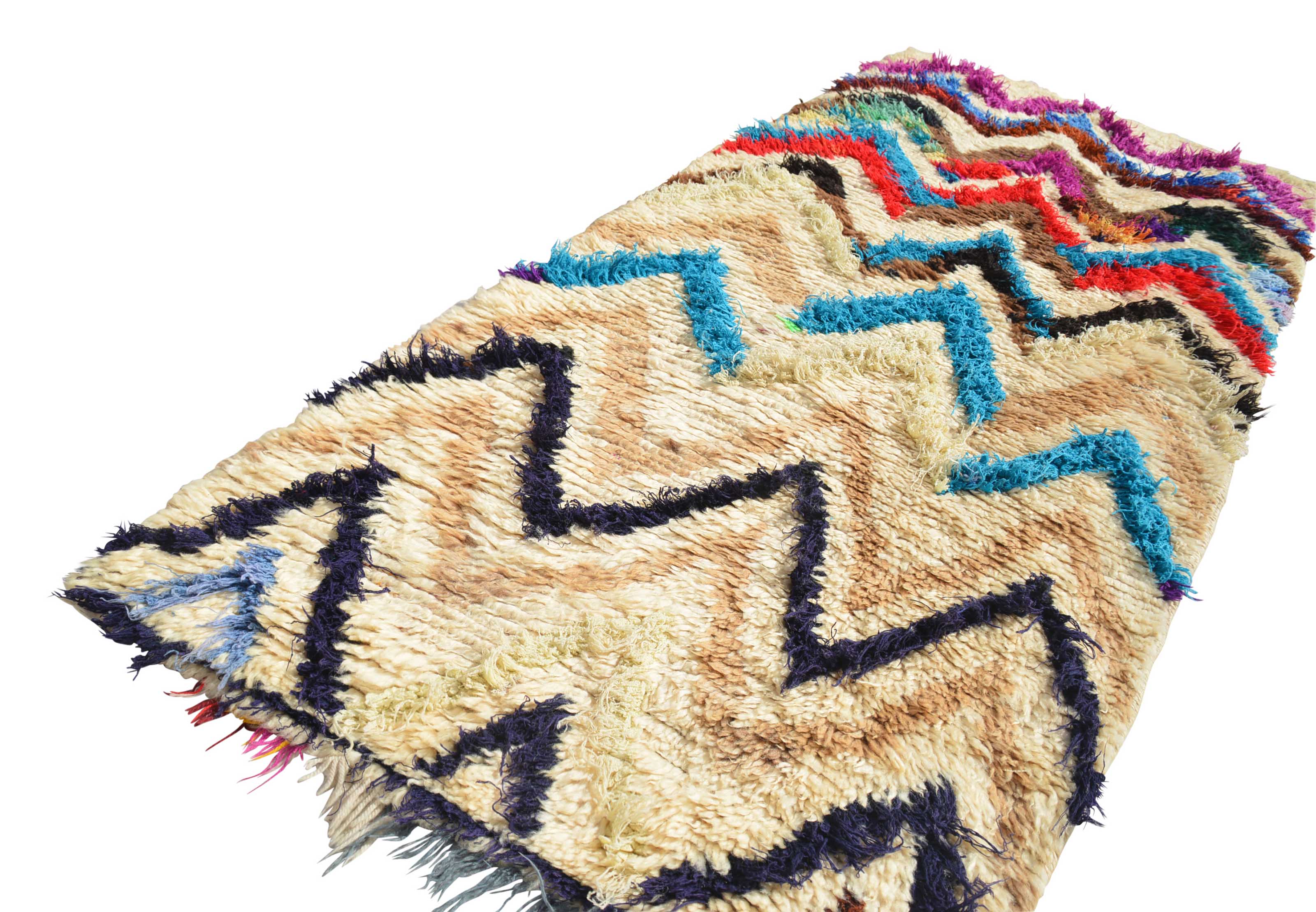 Vintage Moroccan Rug Designer Bathroom Rugs | Vintage Moroccan Medium Size Rug |Berber Rug | Illuminate Collective illuminate collective 