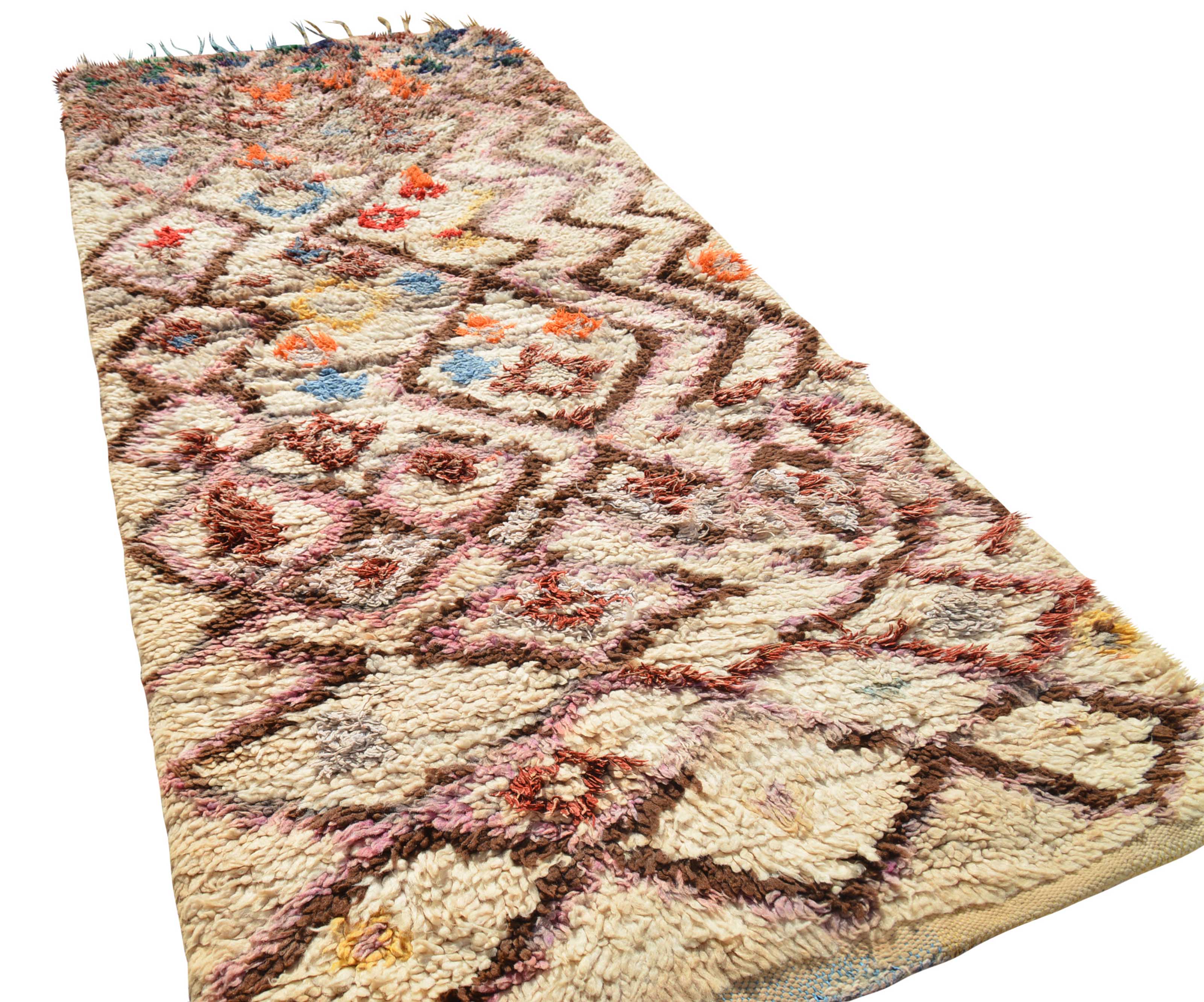 Vintage Moroccan Rug Faded Vintage Rugs | Vintage Moroccan Rug Small Size | Illuminate Collective illuminate collective 