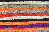 Vintage Moroccan Rug Flat-Out Fabulous Vintage Flat Stripe Rug - Add a touch of retro style to your home illuminate collective