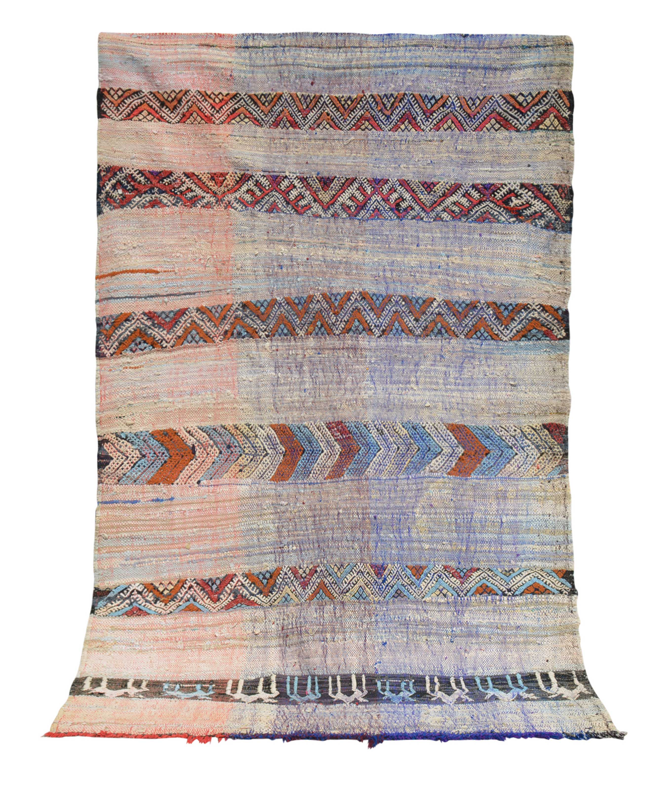 Vintage Moroccan Rug Flatweave Vintage Moroccan Rug Illuminate Collective