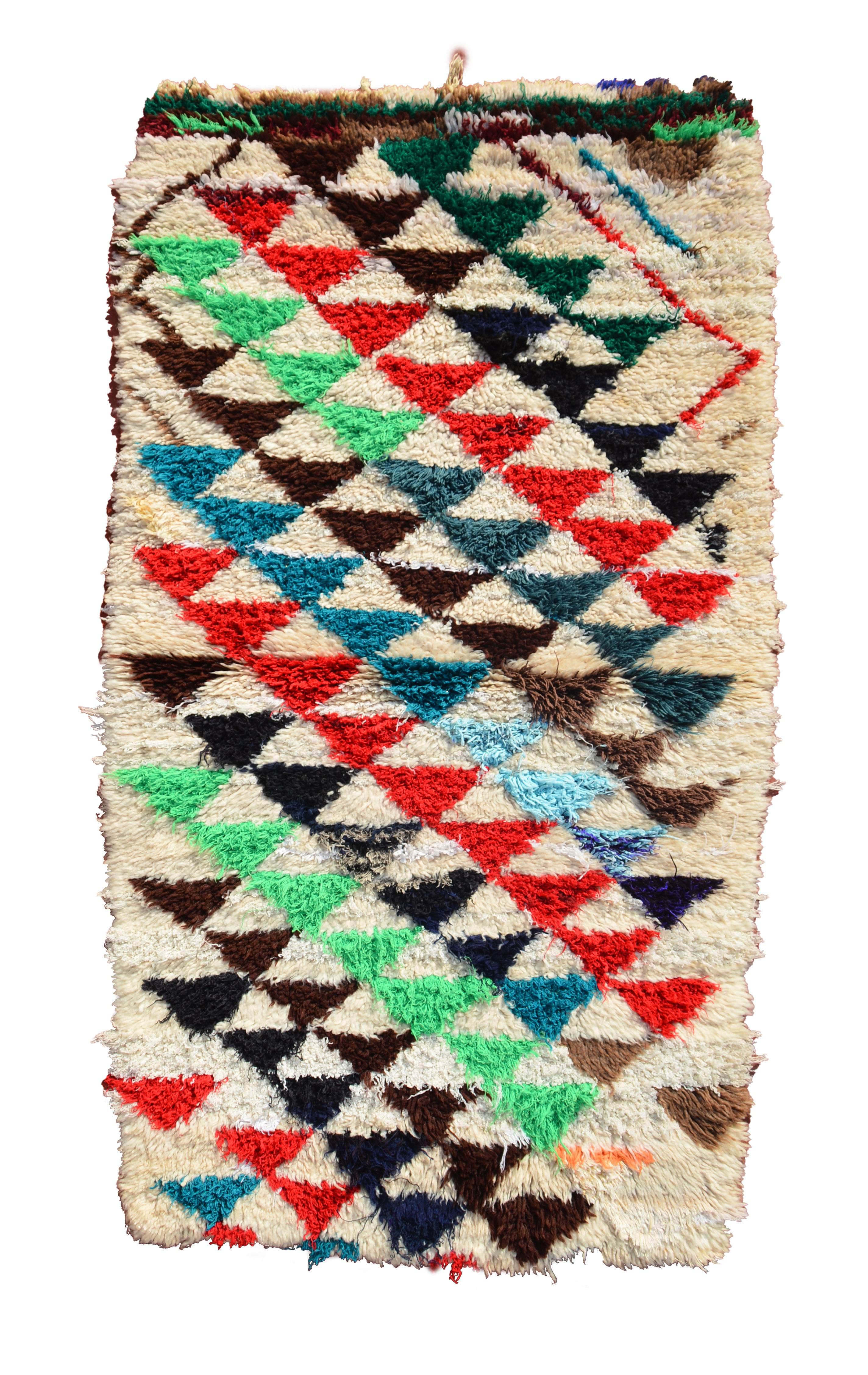 Vintage Moroccan Rug Green And Blue Rugs | Vintage Rugs Near Me Illuminate Collective