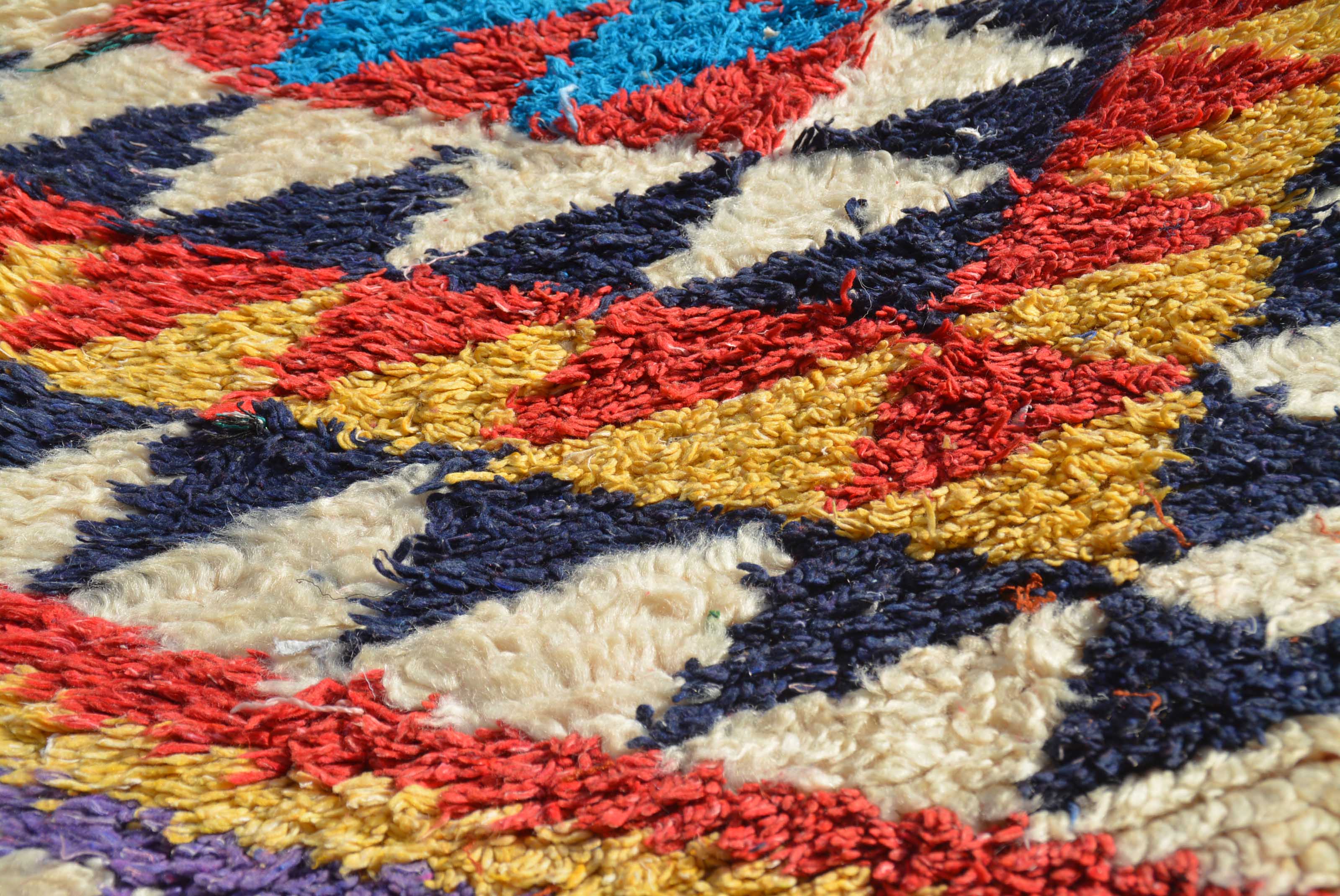 Vintage Moroccan Rug Hand Knotted Rugs | Vintage Retro Rugs Illuminate Collective 