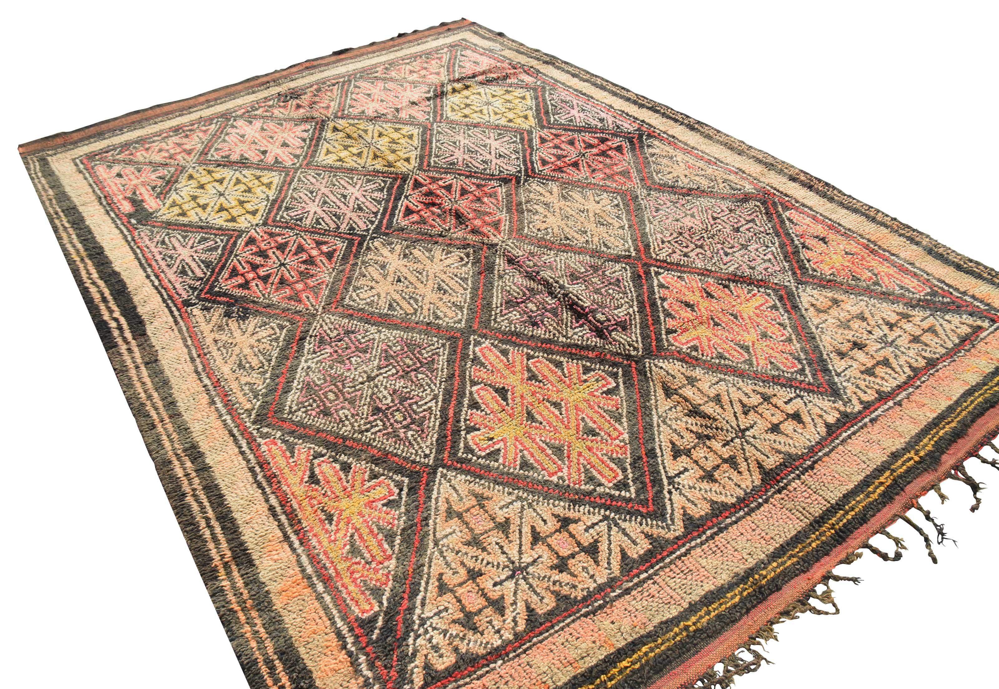 Vintage Moroccan Rug Handmade Rugs | Vintage Area Rugs illuminate collective 