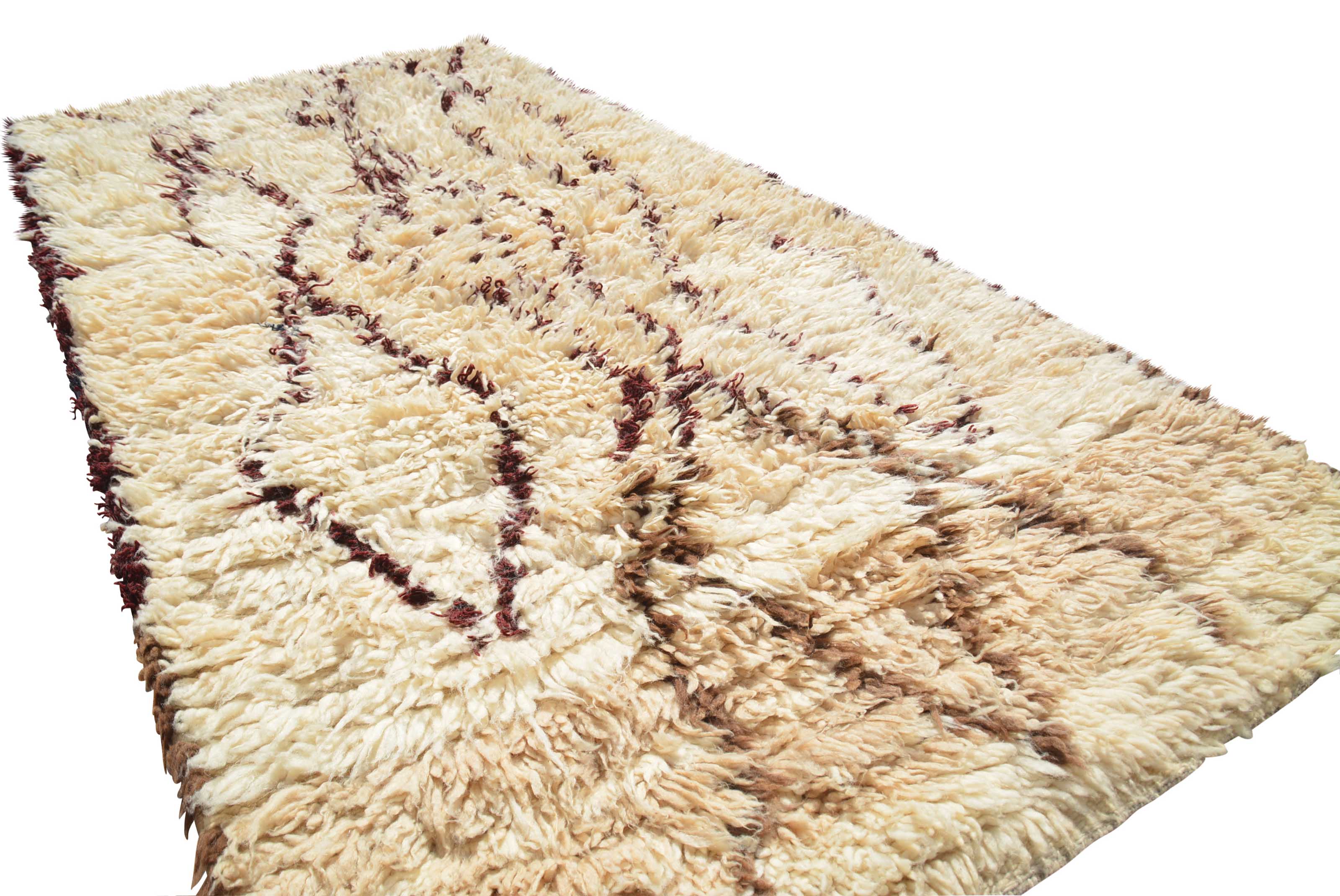 Vintage Moroccan Rug Handmade Vintage Rug - Hand Made Rugs - Illuminate Collective illuminate collective 