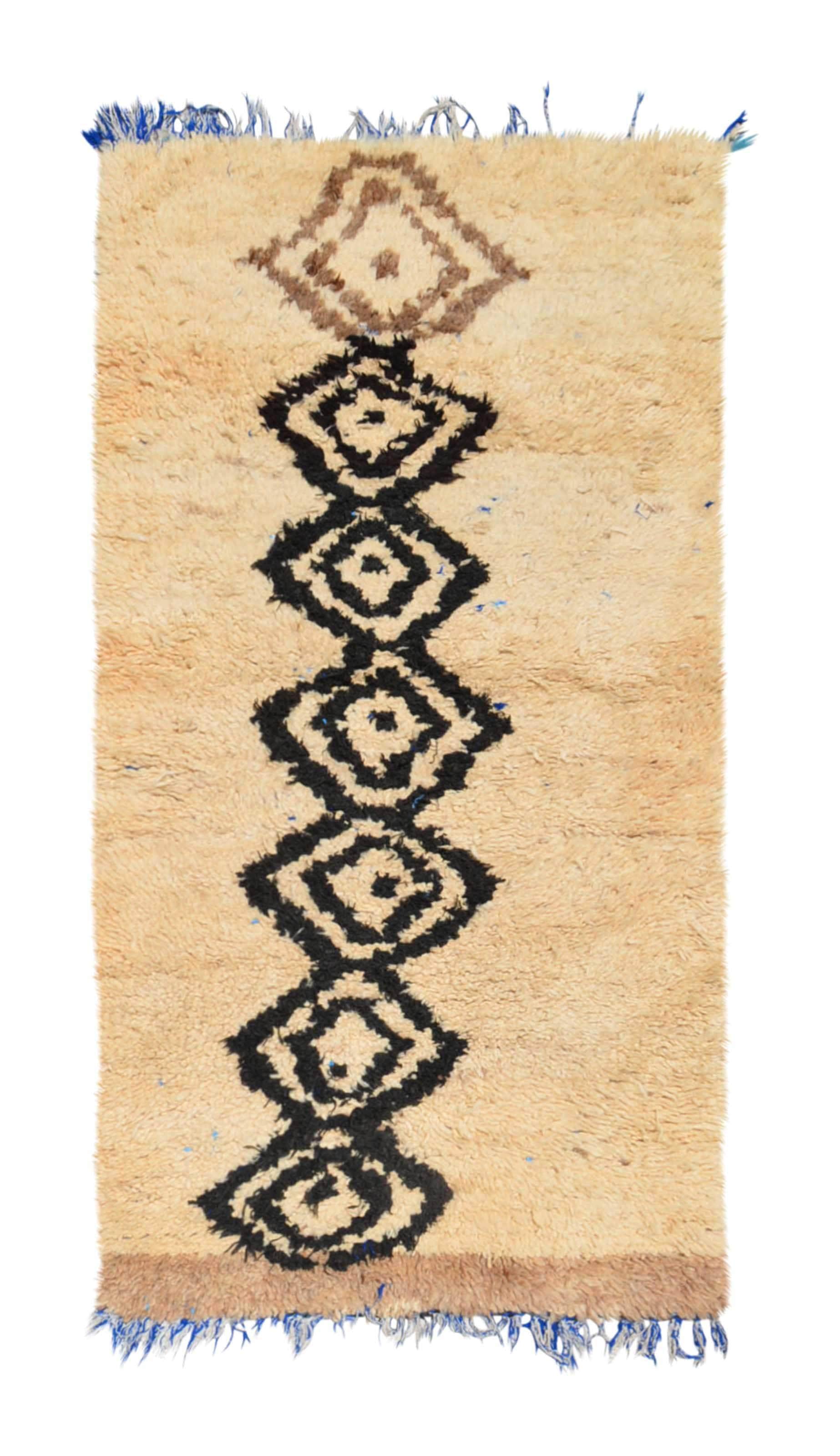 Vintage Moroccan Rug Luxury Rugs For Living Room | Brown And Black Rugs Illuminate Collective