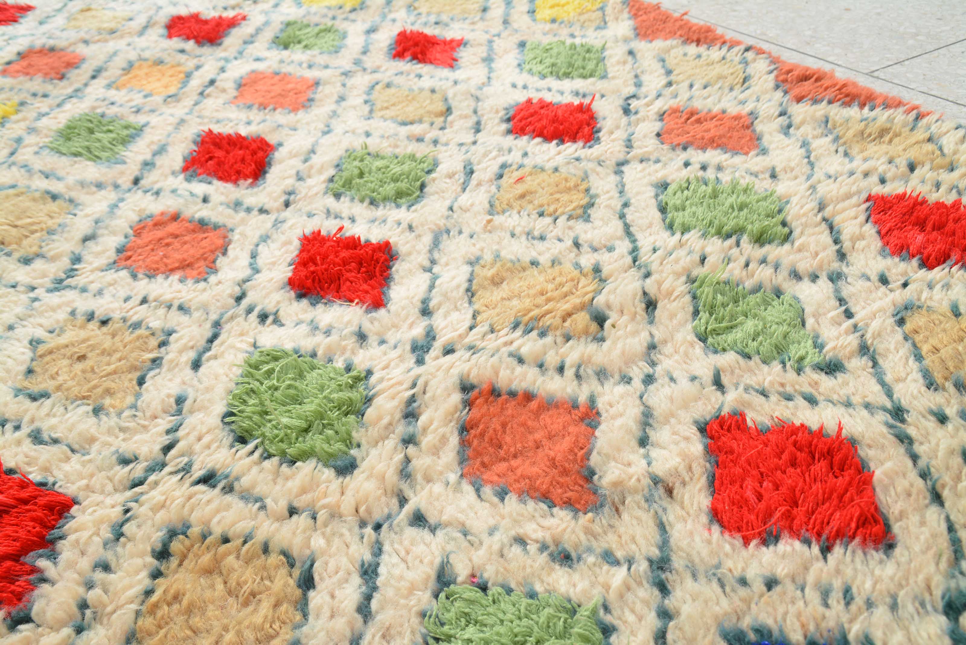 Vintage Moroccan Rug Mid Century Modern Faded Vintage Rugs | Vintage Moroccan Rug | Illuminate Collective illuminate collective 