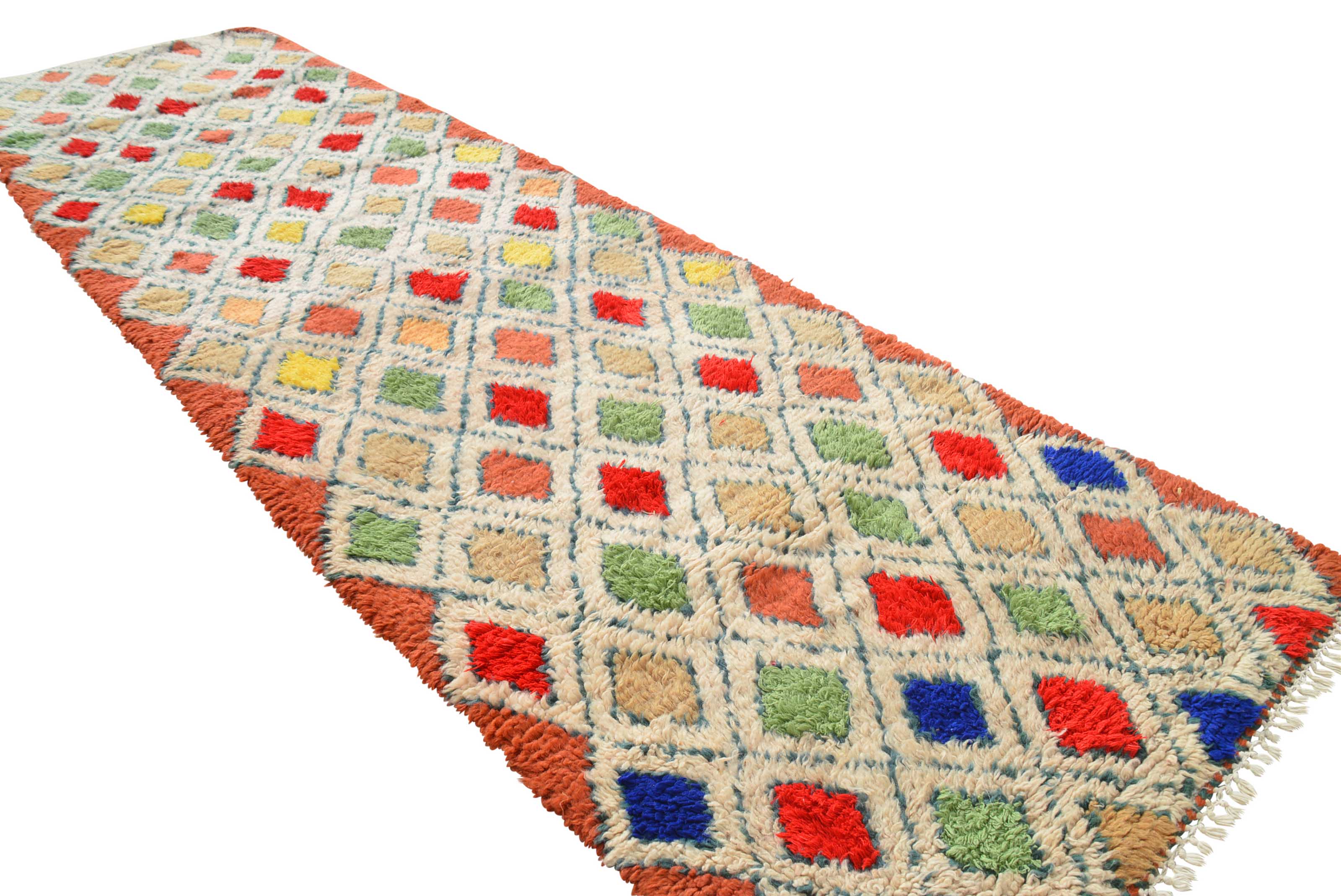 Vintage Moroccan Rug Mid Century Modern Faded Vintage Rugs | Vintage Moroccan Rug | Illuminate Collective illuminate collective 