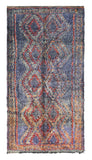 Vintage Moroccan Rug Navy Blue And Brown Area Rugs | Vintage Rug  illuminate collective 