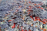 Vintage Moroccan Rug Navy Blue And Brown Area Rugs | Vintage Rug  illuminate collective 