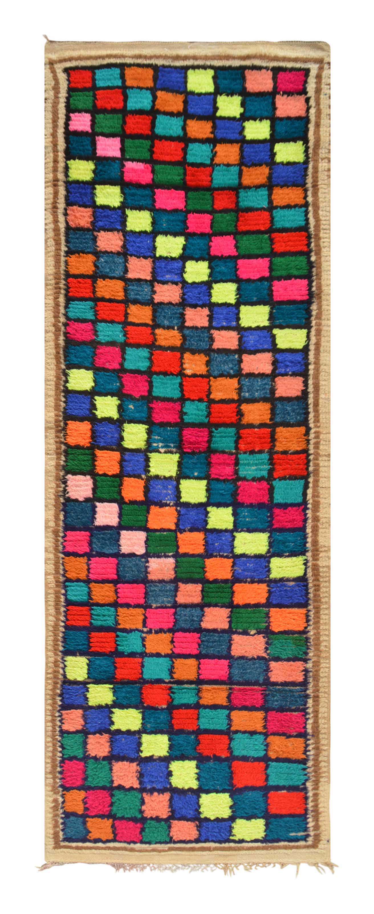 Vintage Moroccan Rug Orange And Pink Rug | Vintage Area Rugs illuminate collective 
