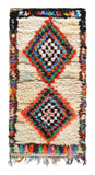 Vintage Moroccan Rug Orange And Red Rug | Vintage Moroccan Rug illuminate collective 