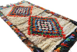 Vintage Moroccan Rug Orange And Red Rug | Vintage Moroccan Rug illuminate collective 