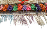 Vintage Moroccan Rug Orange And Red Rug | Vintage Moroccan Rug illuminate collective 