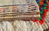 Vintage Moroccan Rug Orange And Red Rug | Vintage Moroccan Rug illuminate collective 