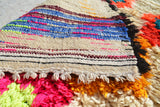 Vintage Moroccan Rug Pink And Orange Rug | Vintage Moroccan Rug |Runner Rug | Illuminate Collective illuminate collective 