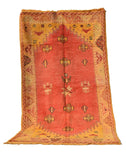 Vintage Moroccan Rug Pink And Red Rug | Vintage Rugs Illuminate Collective