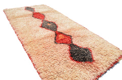Vintage Moroccan Rug Red And Black Rugs | Vintage Moroccan Rug   illuminate collective 
