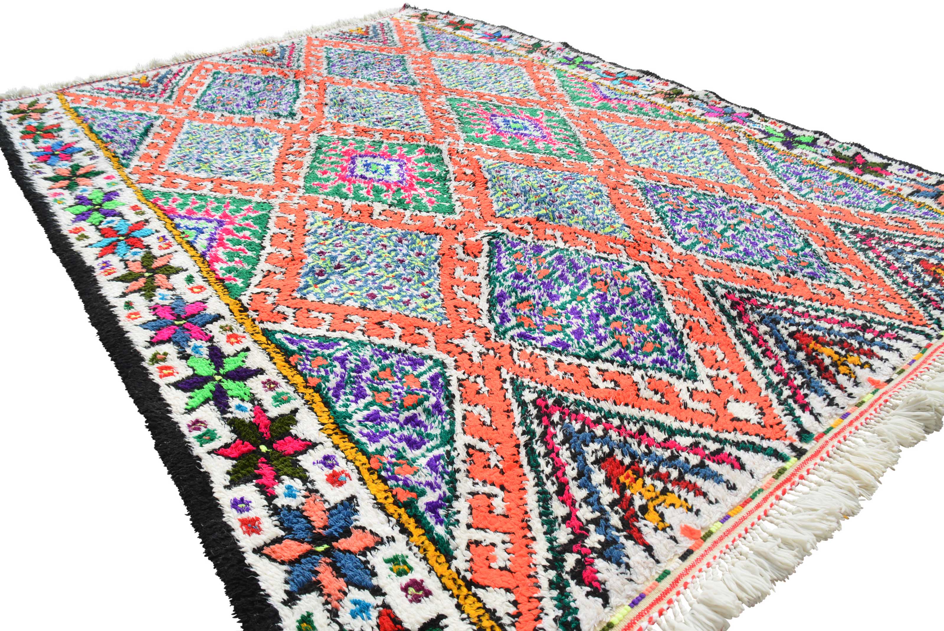 Vintage Moroccan Rug Red And Pink Rug - Vintage Inspired Rugs - Illuminate Collective illuminate collective 