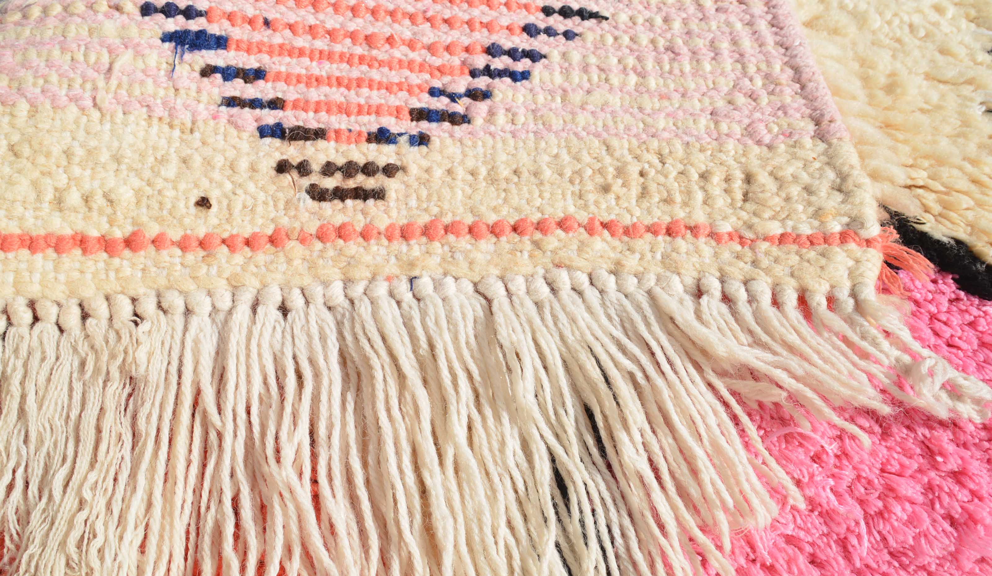 Vintage Moroccan Rug Red And Pink Rug Vintage Moroccan Rug Small Size | Illuminate Collective illuminate collective