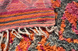 Vintage Moroccan Rug Red And Pink Vintage Moroccan Rug | Illuminate Collective illuminate collective 