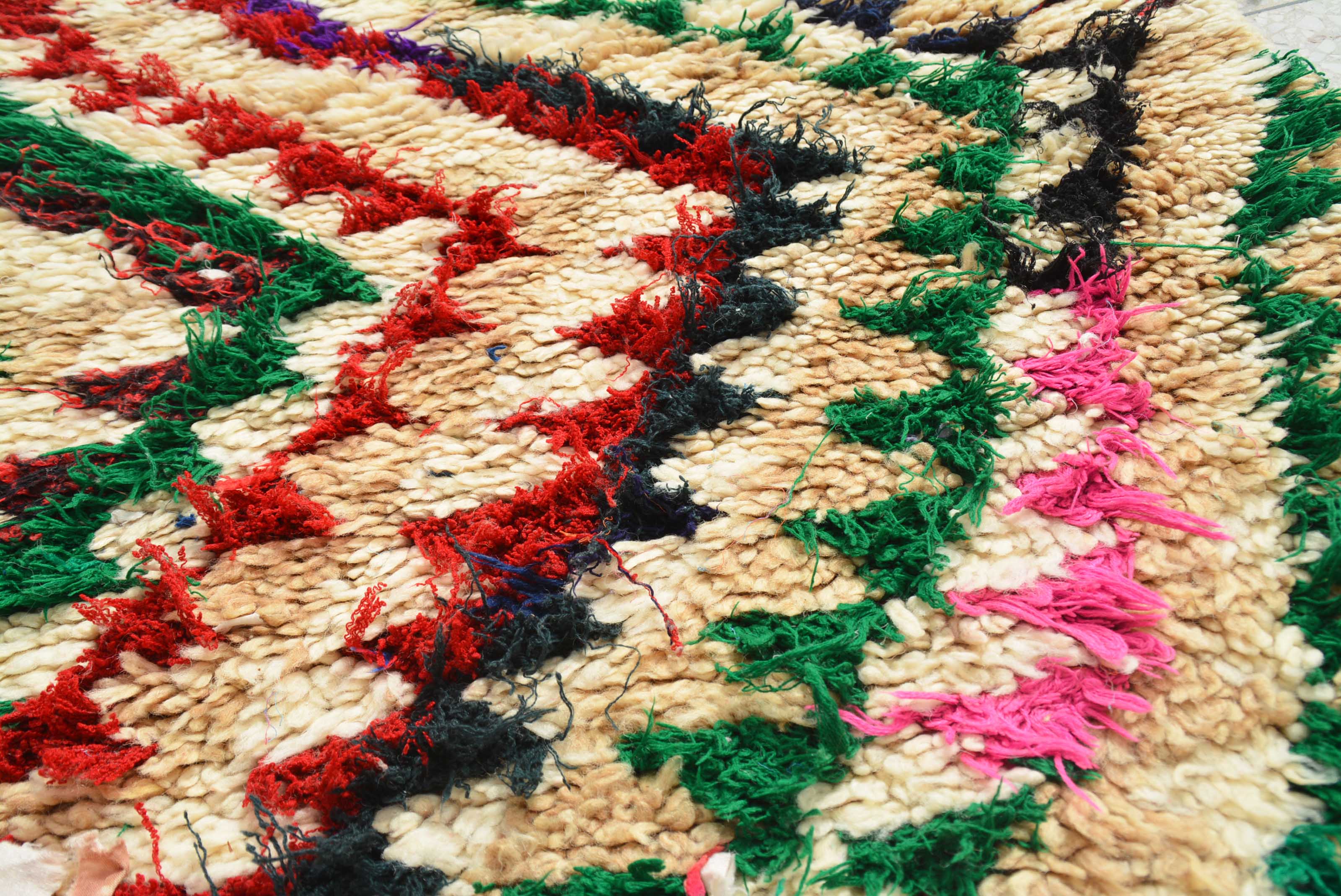 Vintage Moroccan Rug Red And White Moroccan Rugs | Vintage Moroccan Rug | Illuminate Collective illuminate collective 