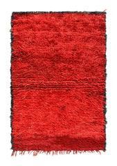 Vintage Moroccan Rug Red Vintage Rug | Black And Red Rugs illuminate collective 