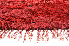 Vintage Moroccan Rug Red Vintage Rug | Black And Red Rugs illuminate collective 