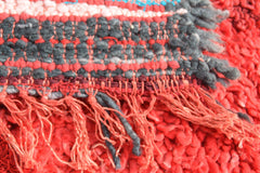 Vintage Moroccan Rug Red Vintage Rug | Black And Red Rugs illuminate collective 