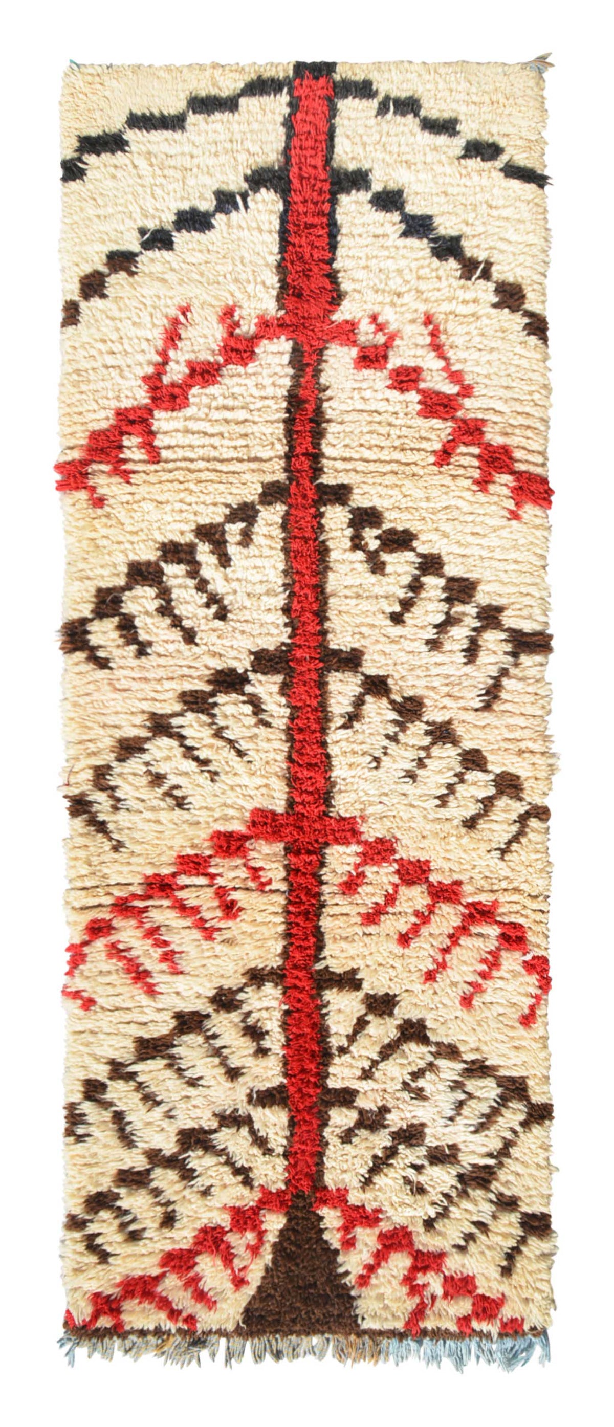 Vintage Moroccan Rug Red Vintage Rug | Red And Black Rugs Illuminate Collective