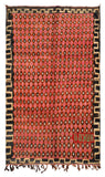 Vintage Moroccan Rug Red Vintage Rug | Vintage Moroccan Rug Large Size for Sale | Illuminate Collective illuminate collective