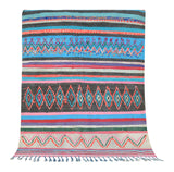 Vintage Moroccan Rug Shaggy Stripes Vintage Shag Rug - Add a touch of retro style to your home illuminate collective