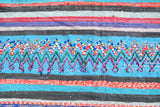 Vintage Moroccan Rug Shaggy Stripes Vintage Shag Rug - Add a touch of retro style to your home illuminate collective