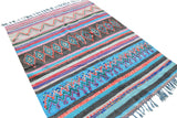 Vintage Moroccan Rug Shaggy Stripes Vintage Shag Rug - Add a touch of retro style to your home illuminate collective