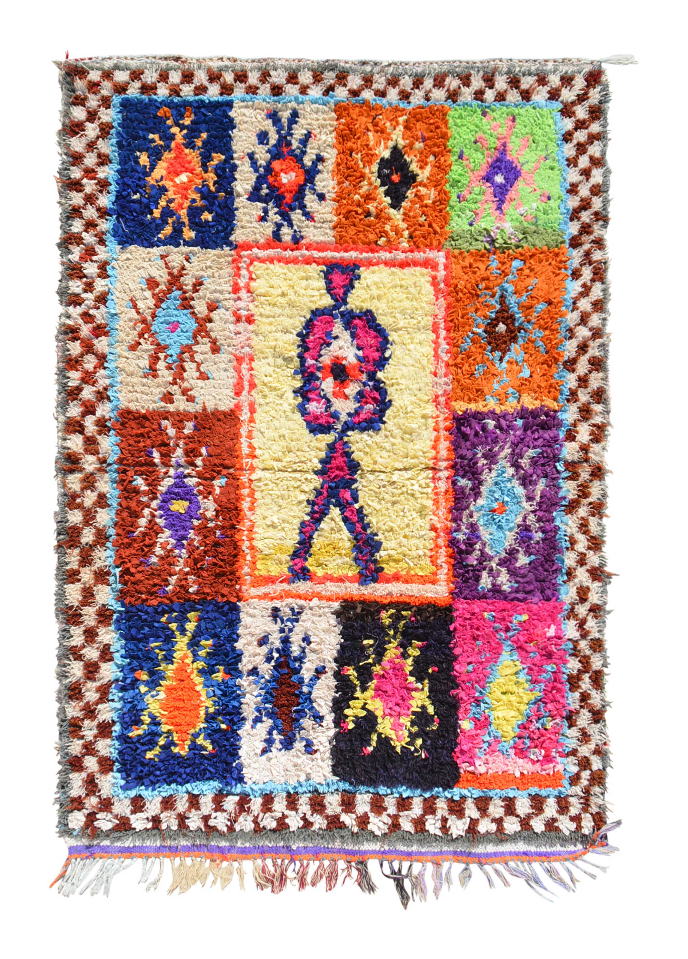 Vintage Moroccan Rug Tangerine Dream Vintage Orange Flatweave Rug - Add a pop of color to your home illuminate collective