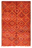 Vintage Moroccan Rug The Vintage Rug Shop - Red Vintage Rug - Illuminate Collective Illuminate Collective