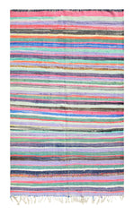 Vintage Moroccan Rug Timeless Texture Vintage Flat Rug - Add a touch of elegance to your home illuminate collective