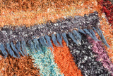 Vintage Moroccan Rug Vibrant Vintage Bright Rag Rug - Add a splash of color to your home illuminate collective