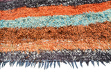 Vintage Moroccan Rug Vibrant Vintage Bright Rag Rug - Add a splash of color to your home illuminate collective