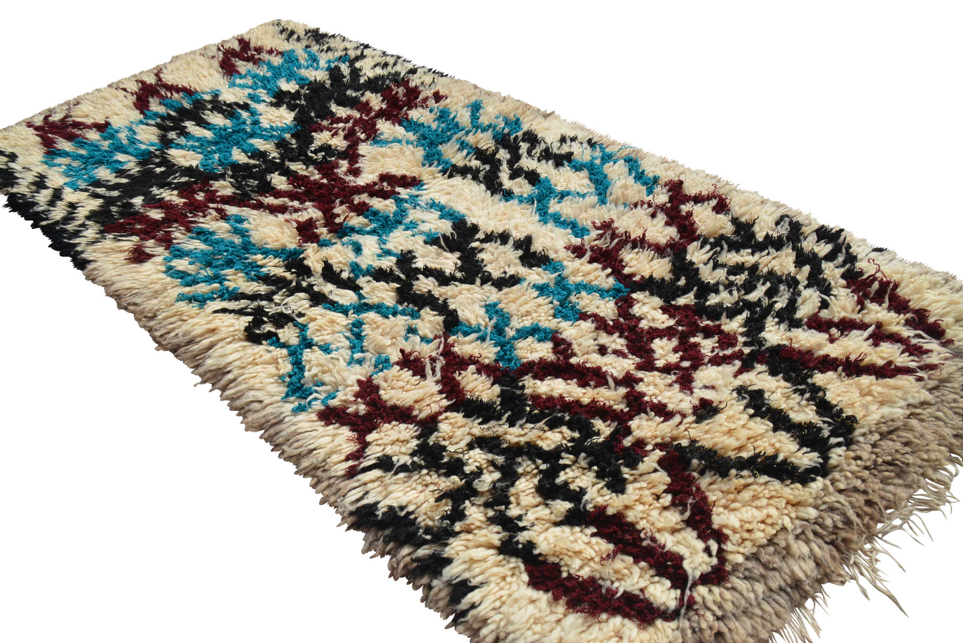 Vintage Moroccan Rug Vintage Area Rugs 8x10 for Sale | Vintage Blue Moroccan Rugs | Illuminate Collective illuminate collective 
