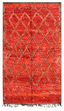 Vintage Moroccan Rug Vintage Area Rugs | Red Vintage Rug illuminate collective 