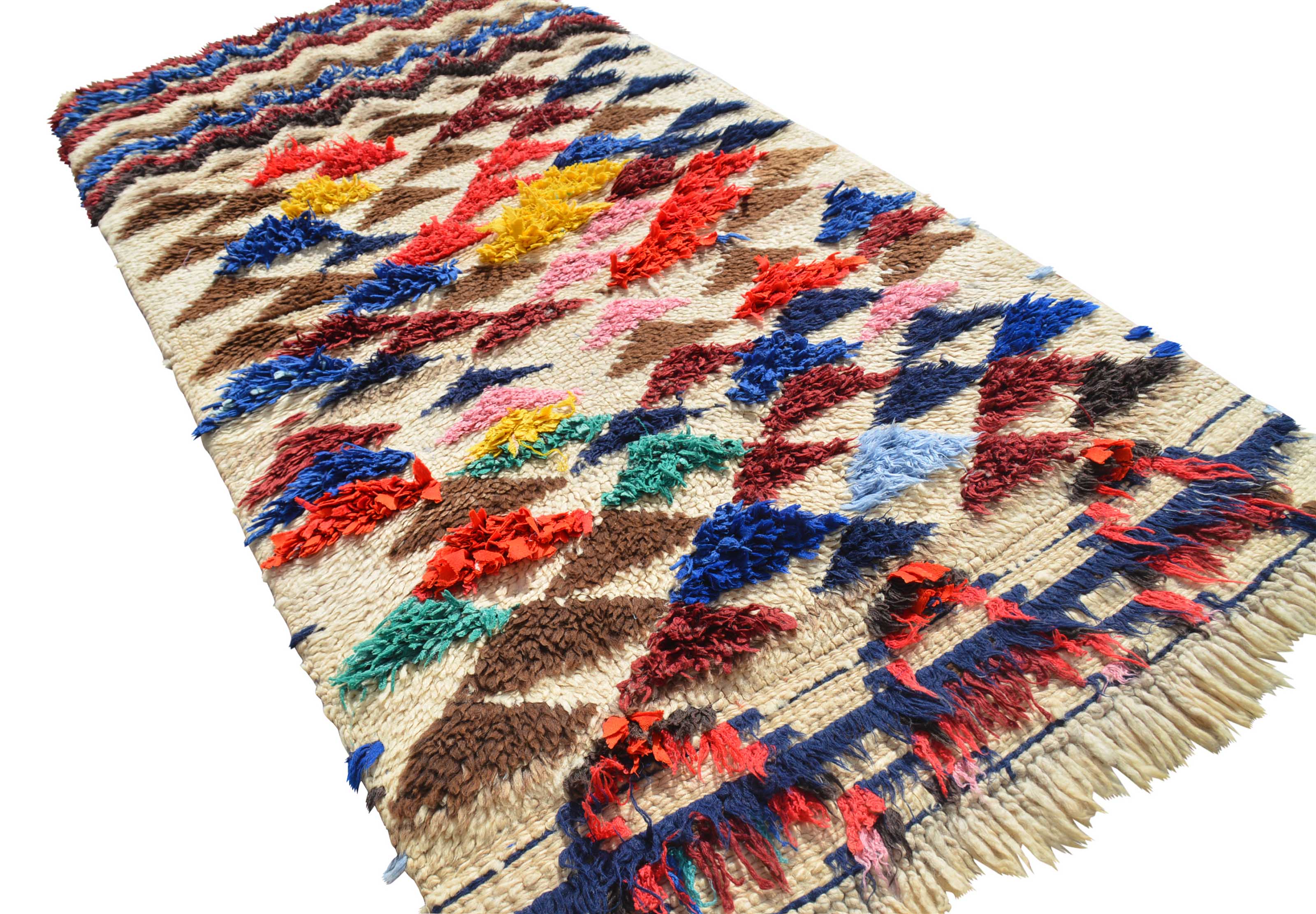 Vintage Moroccan Rug Vintage Art Deco Rugs - Vintage Mexican Rugs - Illuminate Collective illuminate collective 