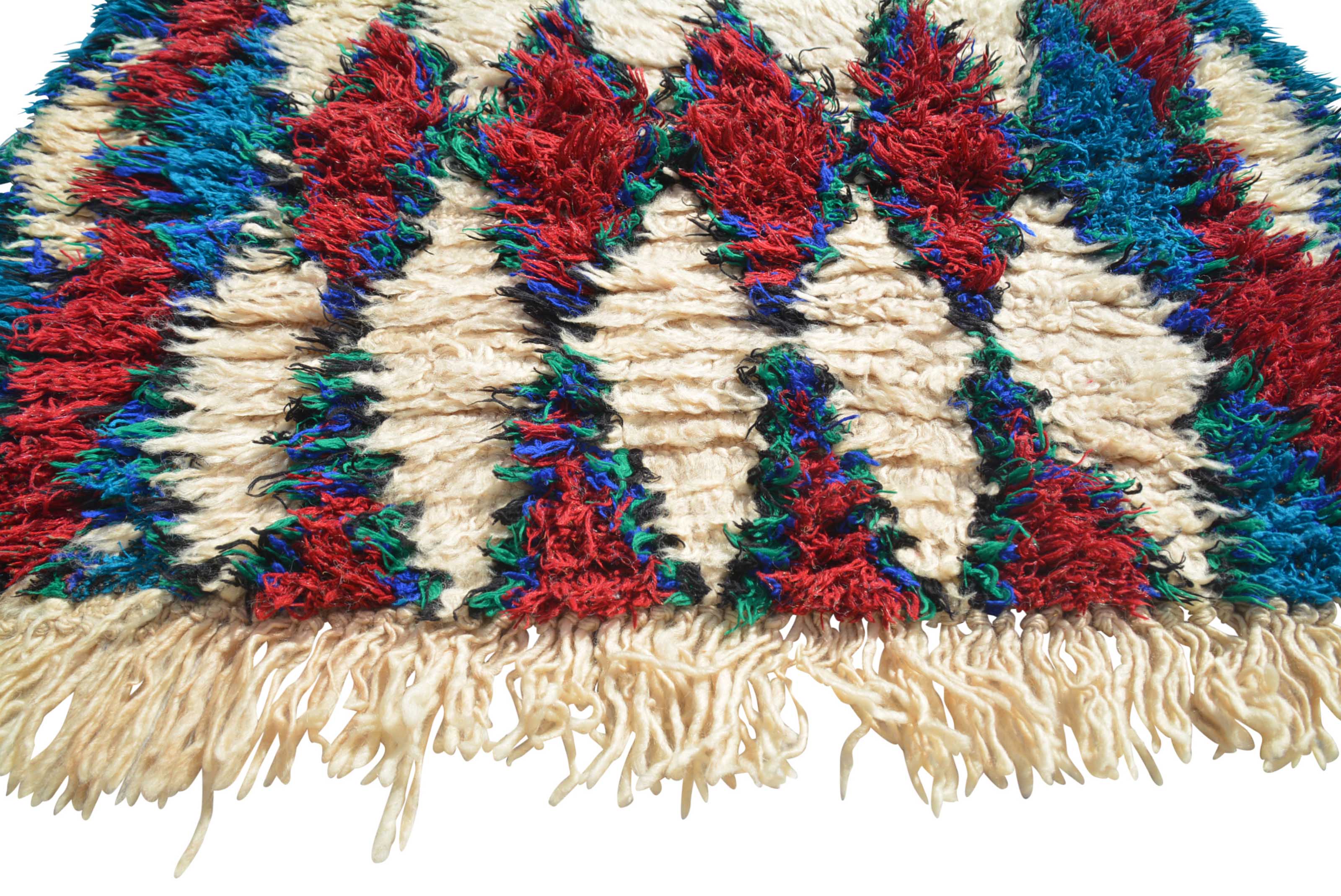 Vintage Moroccan Rug Vintage Bath Rugs - Vintage Modern Rugs - Illuminate Collective Illuminate Collective