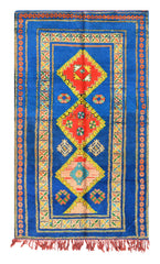 Vintage Moroccan Rug Vintage Bohemian Blue Rugs for Sale – Buy Vintage Bohemian Rugs Online - Illuminate Collective Rugs illuminate collective