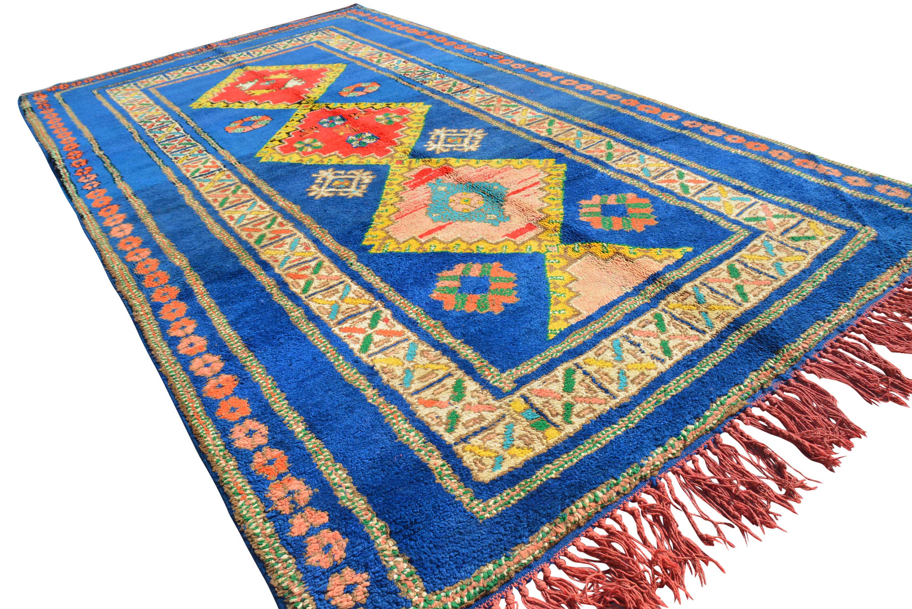 Vintage Moroccan Rug Vintage Bohemian Blue Rugs for Sale – Buy Vintage Bohemian Rugs Online - Illuminate Collective Rugs illuminate collective