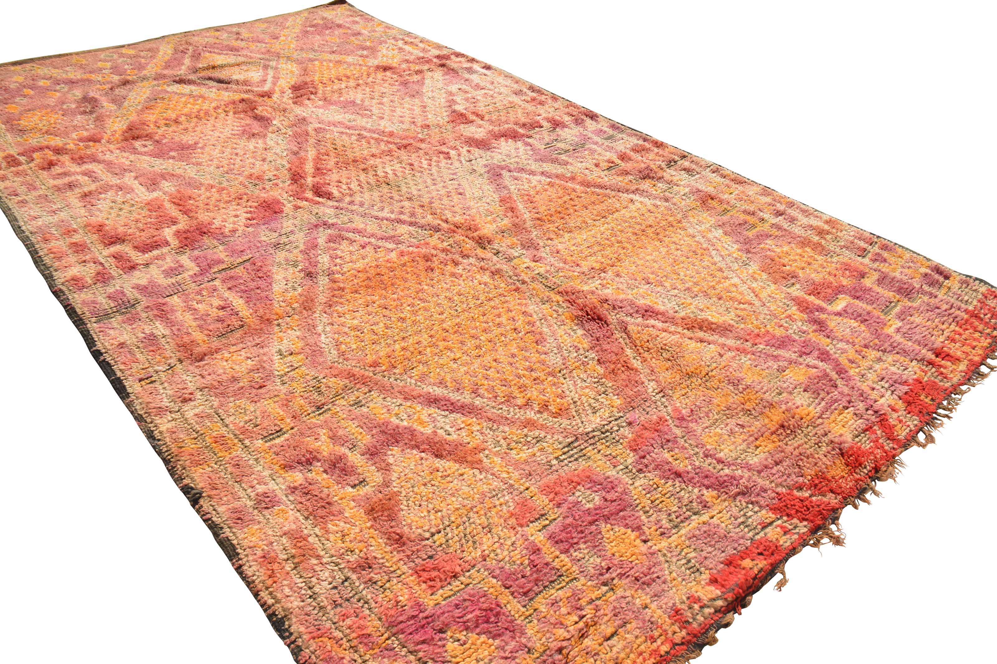 Vintage Moroccan Rug Vintage Distressed Rugs | Vintage Moroccan Rug Large Size | Illuminate Collective illuminate collective 