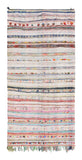 Vintage Moroccan Rug Vintage flatweave Cotton Rug Illuminate Collective
