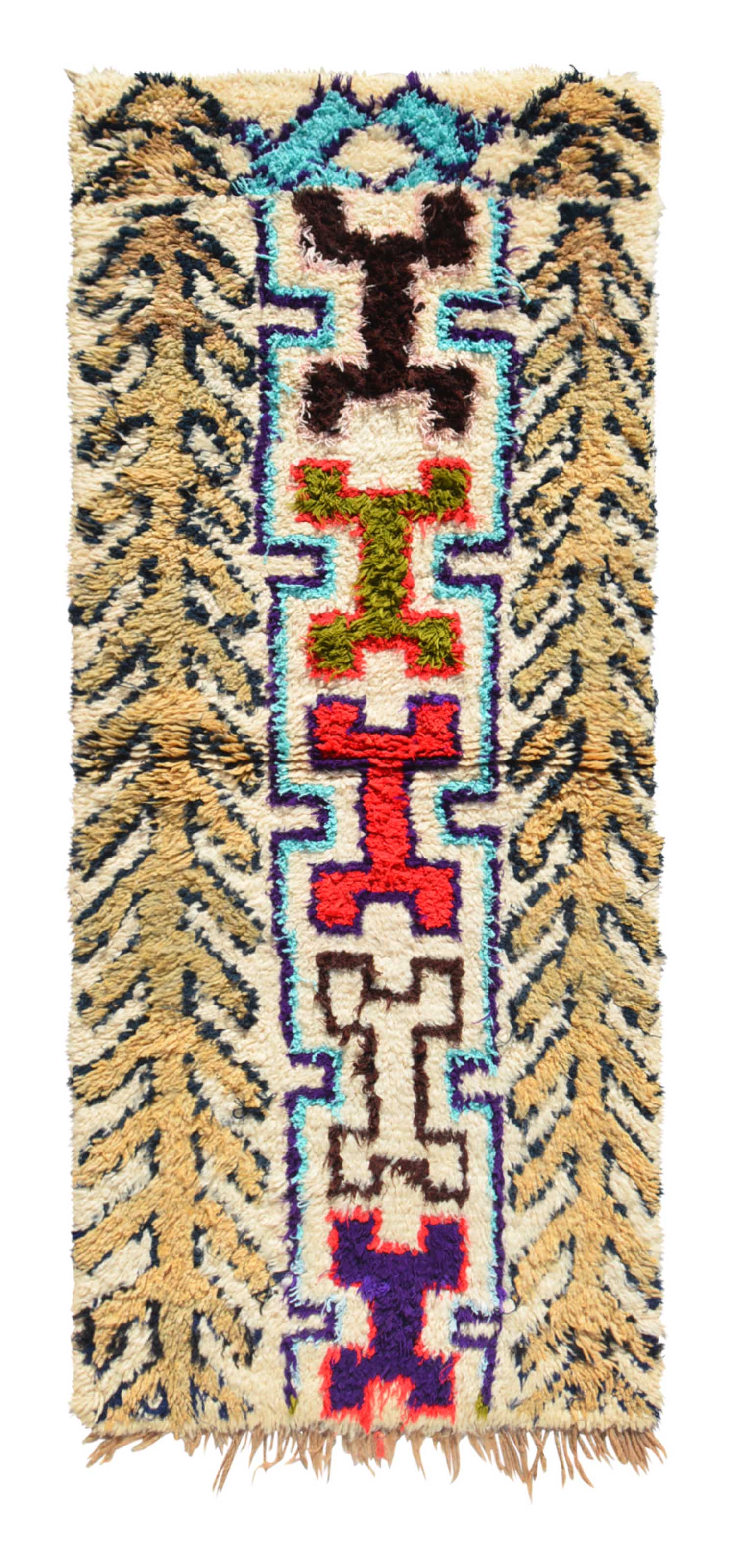 Vintage Moroccan Rug Vintage Hand Knotted Rugs - Illuminate Collective illuminate collective 